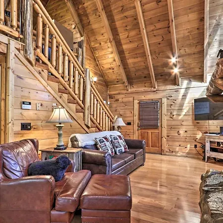 Smoky Mountain Log Cabin 7 Mi To Gatlinburg! Sevierville Esterno foto