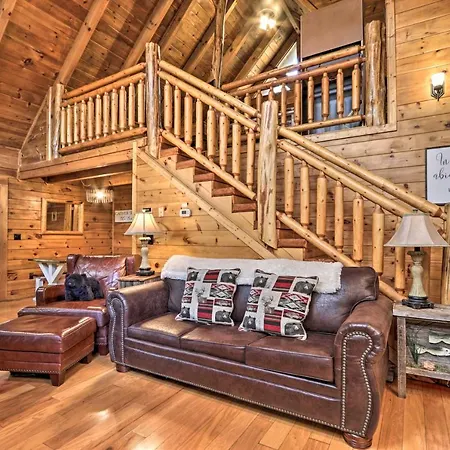 Smoky Mountain Log Cabin 7 Mi To Gatlinburg! Sevierville Esterno foto