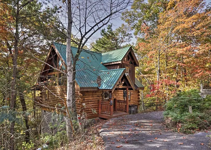 Smoky Mountain Log Cabin 7 Mi To Gatlinburg!