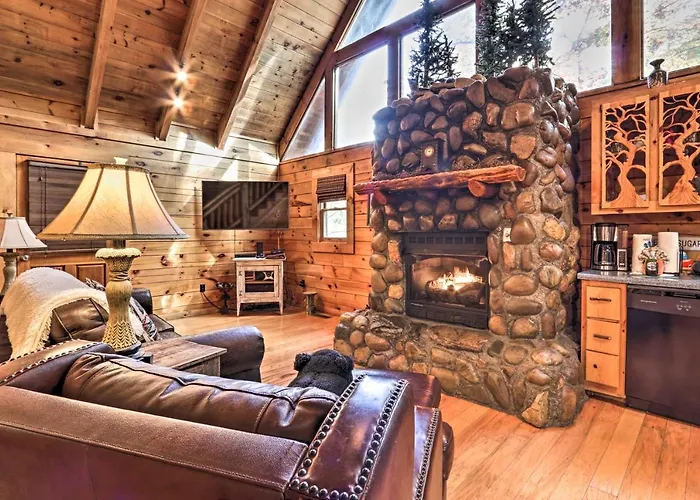 Smoky Mountain Log Cabin 7 Mi To Gatlinburg!