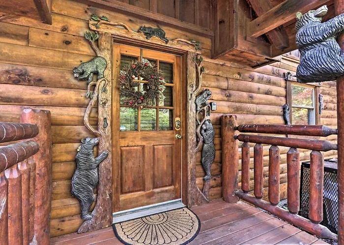 Smoky Mountain Log Cabin 7 Mi To Gatlinburg!